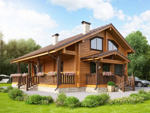 Дом из клееного бруса VZ-330